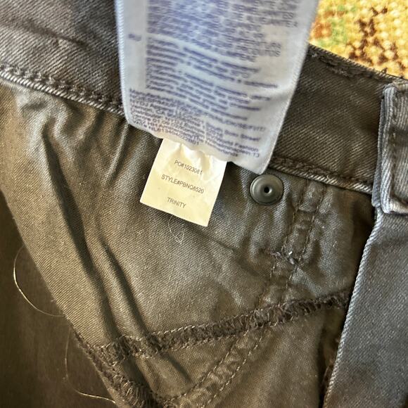 NYDJ Trinity Crop Boot Jeans 8 8P 29 Black Raw Hem Kick Flare Bootcut - Picture 5 of 7